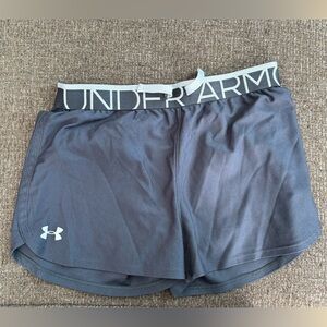 Under Armour Women's Charcoal Athletic Shorts
